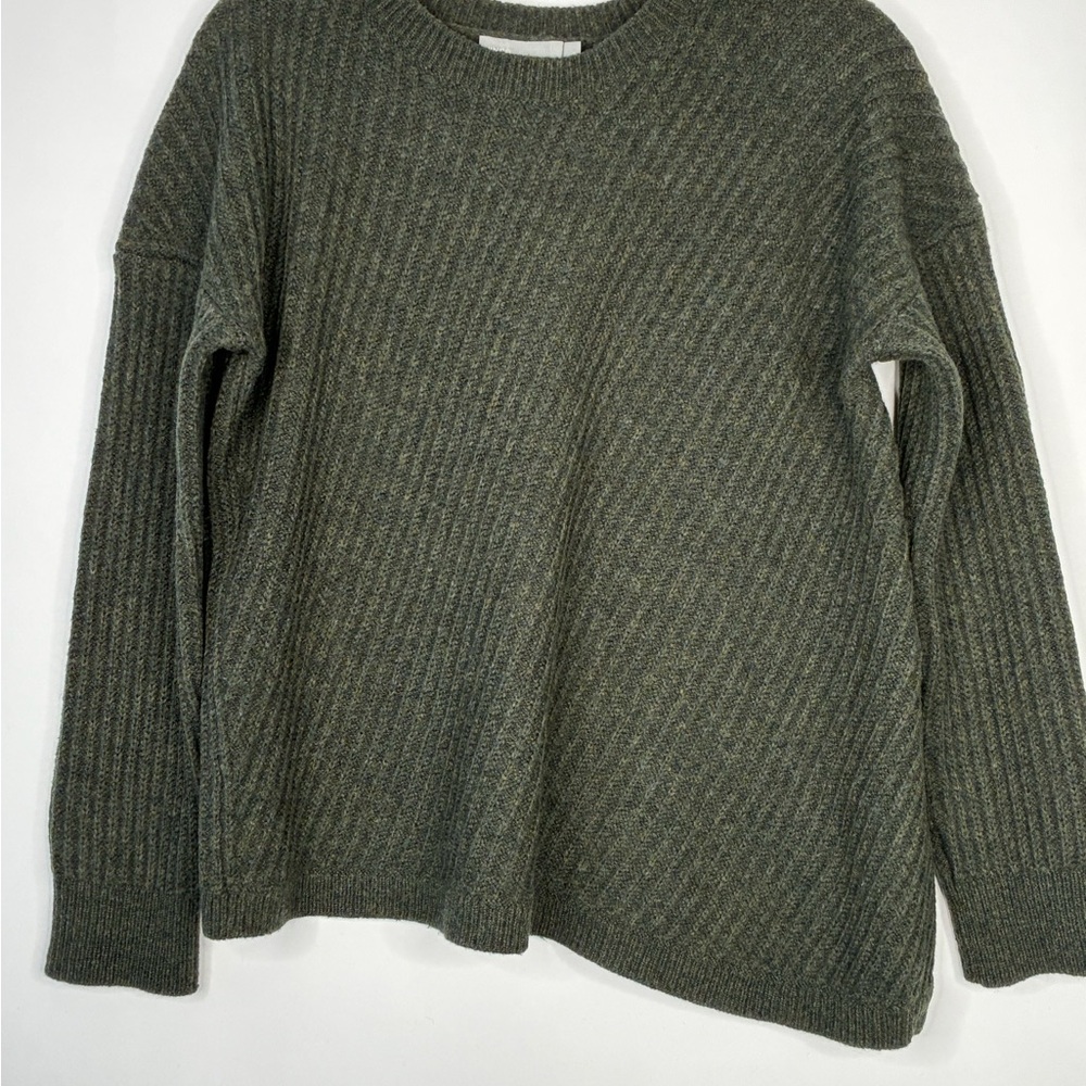 Vince Dark Green Wool Sweater Size S #0036